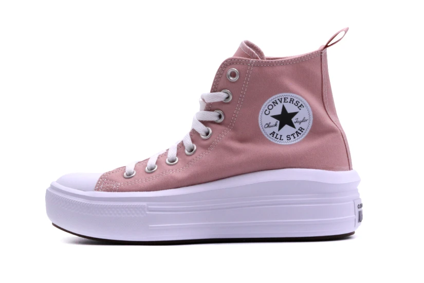 Converse Chuck Taylor All Star Move Platform Sneakers Ροζ, Λευκά