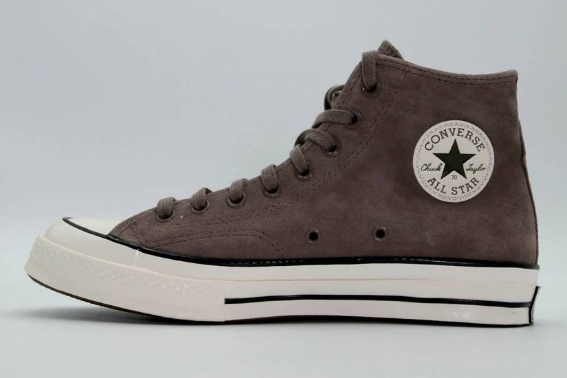 Converse Chuck 70 Hi Ανδρικά Sneakers Γκρι, Λευκά, Μαύρα