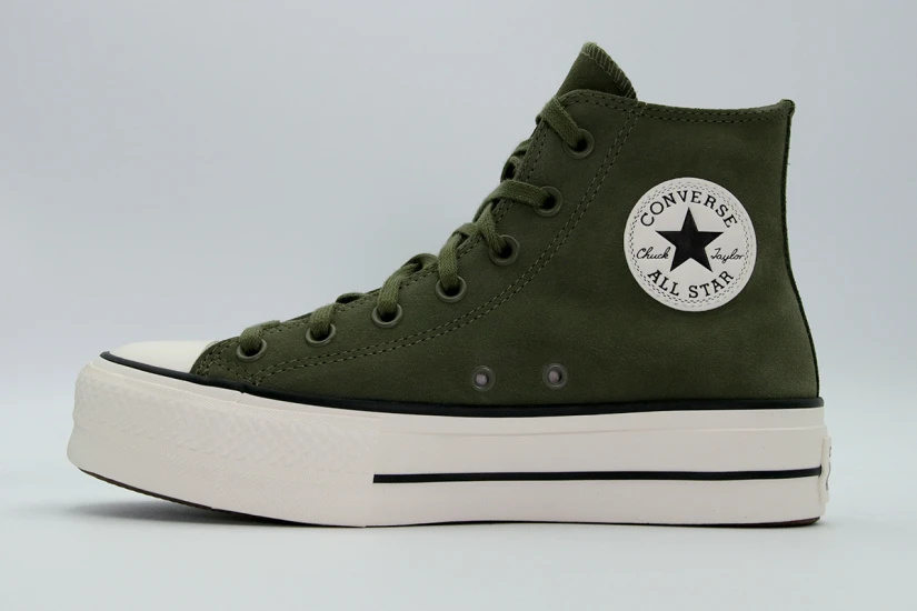 Converse Chuck Taylor All Star Lift Sneakers Χακί, Λευκά