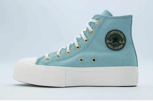 Converse Chuck Taylor All Star Lift Platform Gold Sneakers (A11495C)