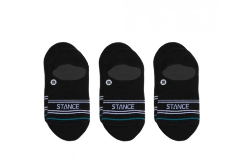 Stance Basic Κάλτσες Κοντές 3 Ζευγάρια (A145D20SRO-BLK)