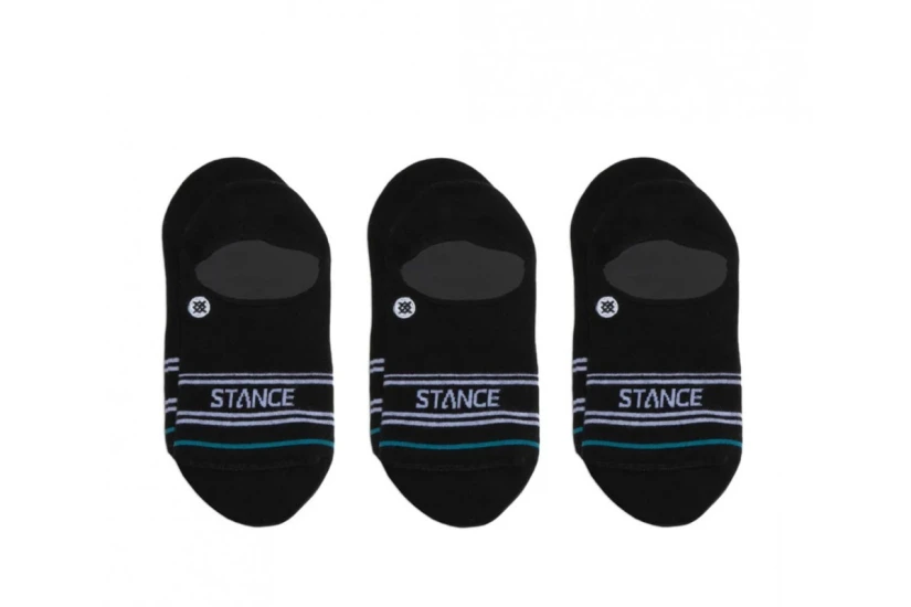 Stance Basic Σοσόνια Μαύρα 3 Ζευγάρια