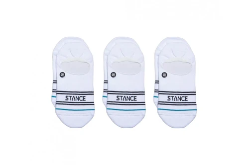 Stance Basic No Show Κάλτσες Κοντές 3 Ζευγάρια (A145D20SRO-WHT)