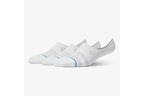 Stance Vital No Show Κάλτσες Κοντές 3 Ζευγάρια (A148A25VIT-WHT)