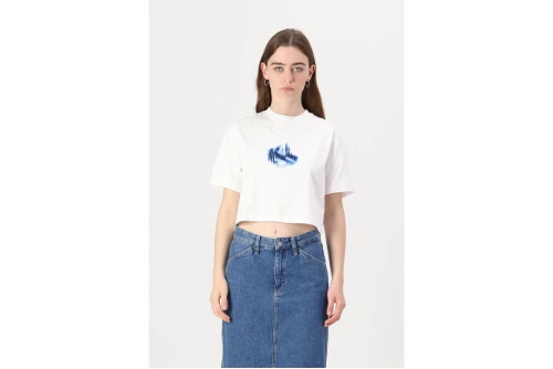 Karl Lagerfeld Boxy Glitched T-Shirt Γυναικείο (A1W17109 100)