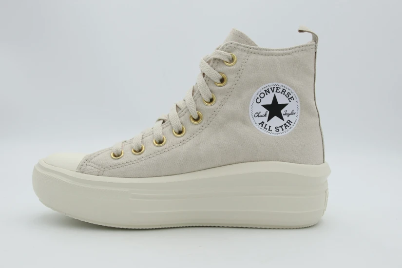 Converse Chuck Taylor All Star Moves Zippers Γυναικεία Sneakers Εκρού, Μπεζ
