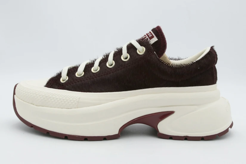 Converse Run Star Crush Γυναικεία Sneakers Μπορντό, Εκρού