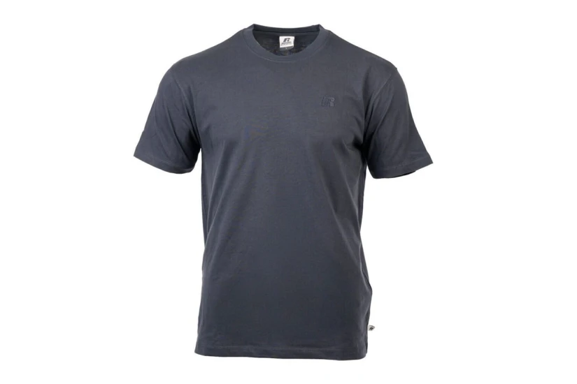Russell Small Logo Ανδρικό Κοντομάνικο T-Shirt Ανθρακί