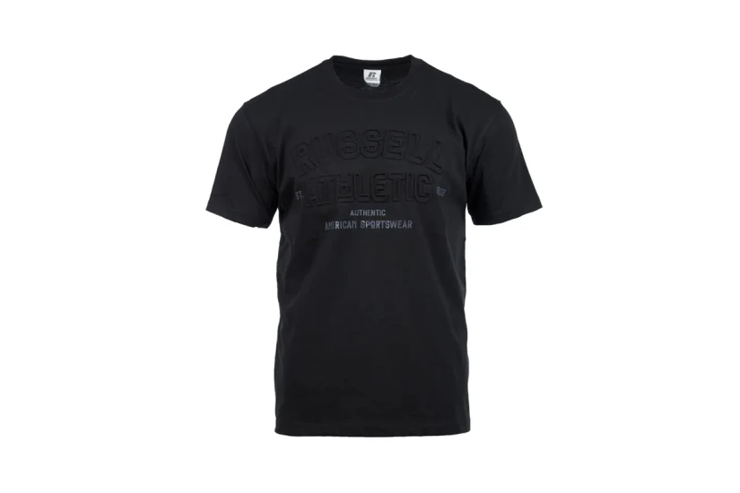 Russell Ανδρικό Κοντομάνικο T-Shirt Μαύρο