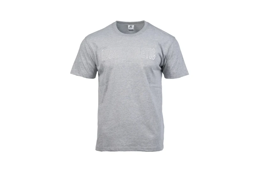 Russell Ανδρικό Κοντομάνικο T-Shirt Γκρι