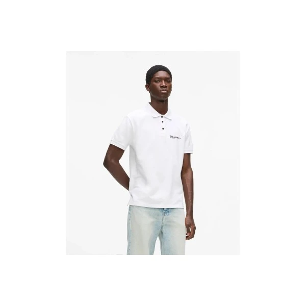 Karl Lagerfeld Logo Polo Ανδρικό (A2M17094 100)