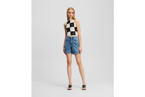 Karl Lagerfeld Hr Denim Σορτς Τζιν Γυναικείο (A2W10041 1UW)