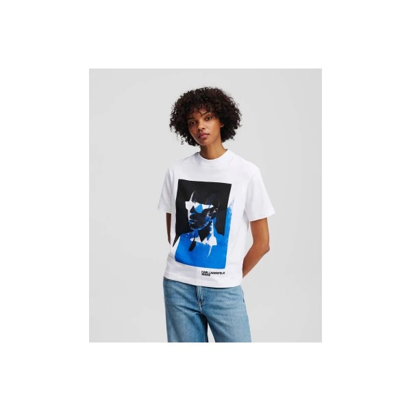 Karl Lagerfeld Reg Ss T-Shirt Γυναικείο (A2W17030 100)