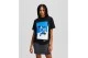 Karl Lagerfeld Γυναικείο Κοντομάνικο T-Shirt Μαύρο, Μπλε, Λευκό
