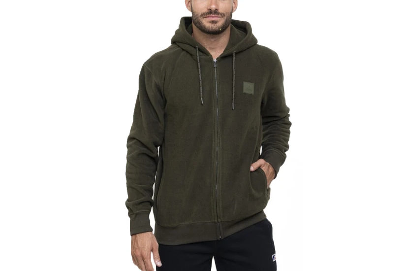 Russell Zip Thru Ανδρική Ζακέτα Με Κουκούλα Κυπαρισσί
