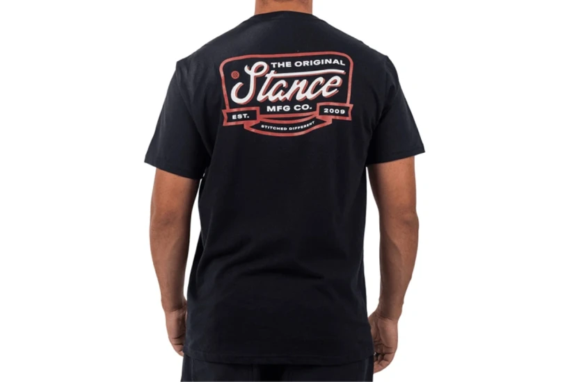 Stance Script Seal Ανδρικό Κοντομάνικο T-Shirt Μαύρο