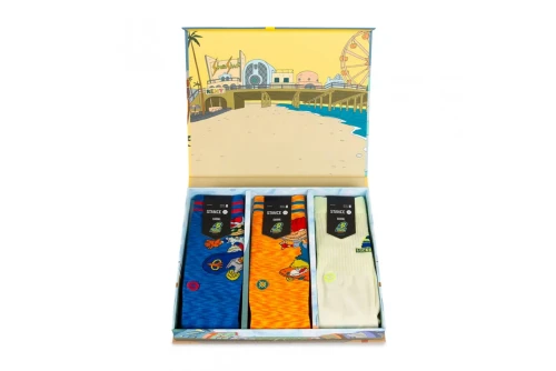 Stance Rocket Power Box Set Κάλτσες Ψηλές 3 Ζευγάρια (A545C25ROC-IND)