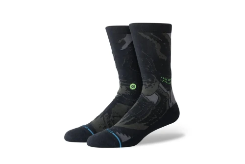Stance Alien Crew Κάλτσες Ψηλές 1 Ζευγάρι (A545C6ALI-BLK)