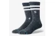 Stance Rotation New York Yankees Κάλτσες μέχρι τον Αστράγαλο Ανθρακί, Λευκές 1 Ζευγάρι