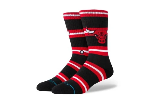 Stance Nba Prep Chicago Bulls Κάλτσες Ψηλές 1 Ζευγάρι (A555C24PBU-BLK)