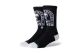 Stance Smashed Unisex Ψηλές Κάλτσες Μαύρες 1 Ζευγάρι