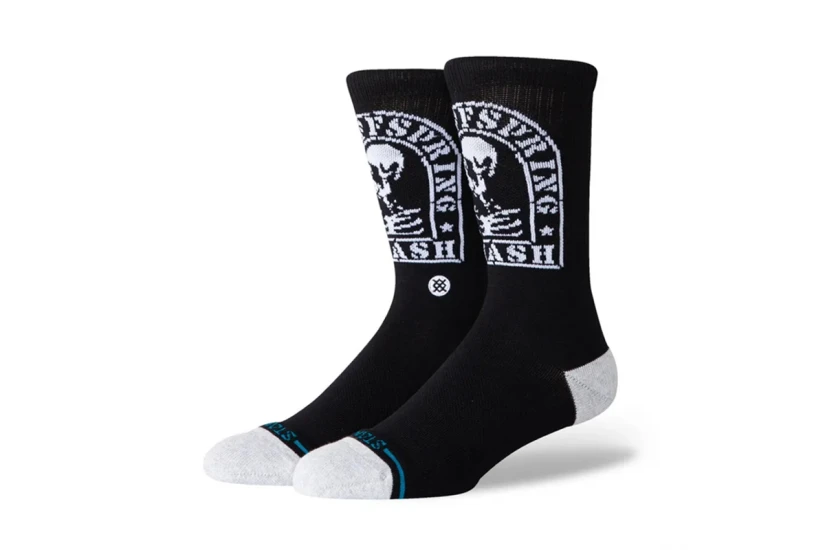 Stance Smashed Unisex Ψηλές Κάλτσες Μαύρες 1 Ζευγάρι