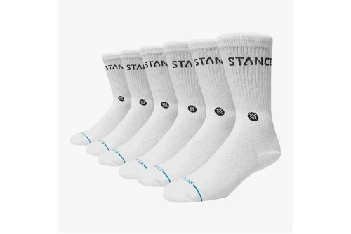 Stance Origin Κάλτσες Ψηλές 6 Ζευγάρια (A556C24ORI-WHT)