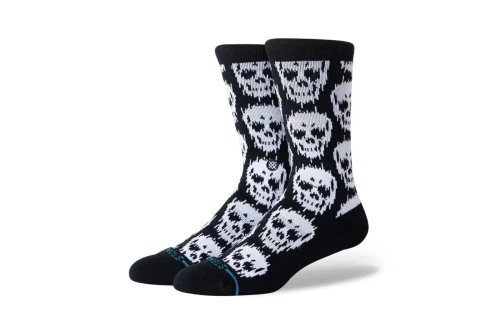 Stance Static Skull Crew Κάλτσες Ψηλές 1 Ζευγάρι (A556C26STA-BLK)