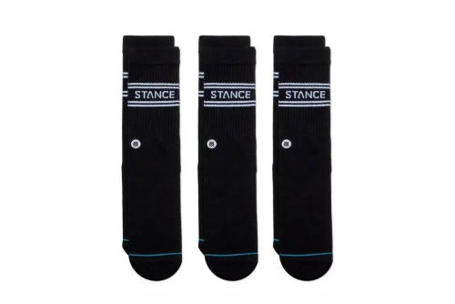 Stance Basic Κάλτσες Ψηλές 3 Ζευγάρια (A556D20SRO-BLK)
