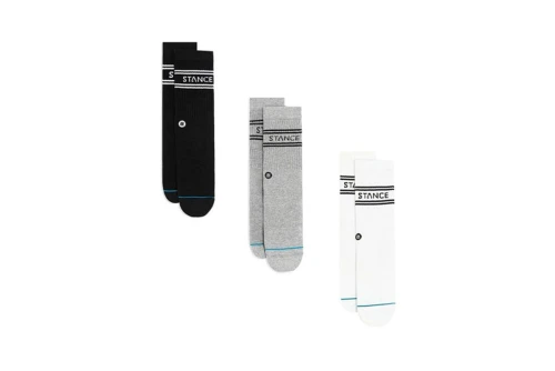 Stance Basic Crew Κάλτσες Ψηλές 3 Ζευγάρια (A556D20SRO-MUL)