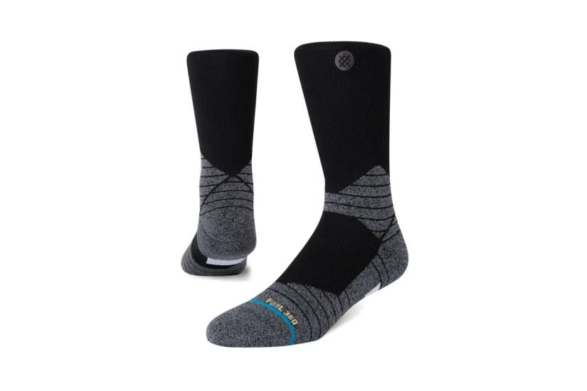 Stance Icon Sport Unisex Κάλτσες μέχρι τη Γάμπα Μαύρες, Ανθρακί
