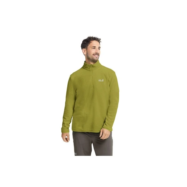 Jack Wolfskin Taunus 100 Warm Fleece Μπλούζα Με Φερμουάρ Ανδρική (A65798-E0337)