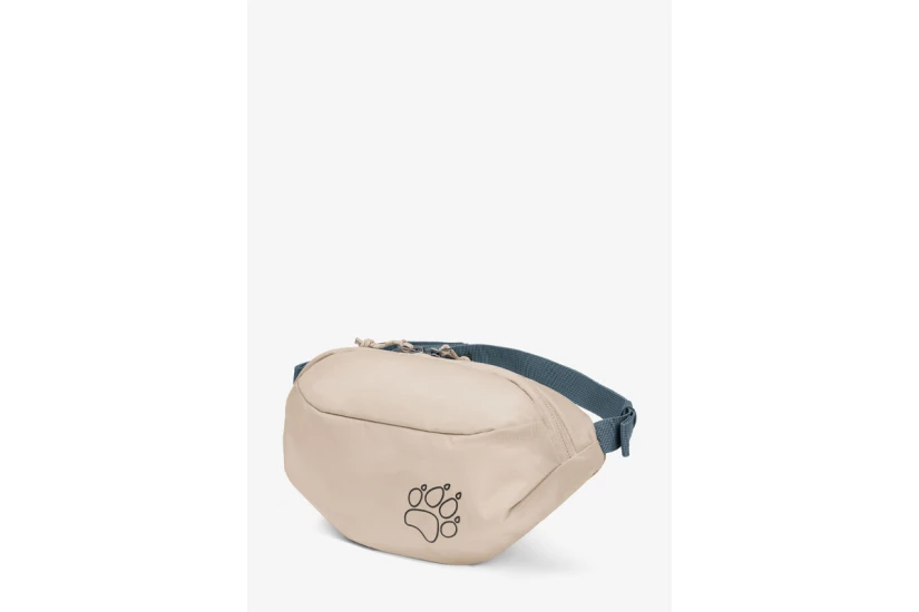 Jack Wolfskin Berkeley Hipbag Τσαντάκι Μέσης Μπεζ, Γκρι Σκούρο