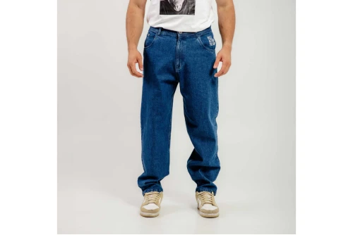 Bee Unusual Relaxed Washed Παντελόνι Τζιν Ανδρικό (AB-257020)