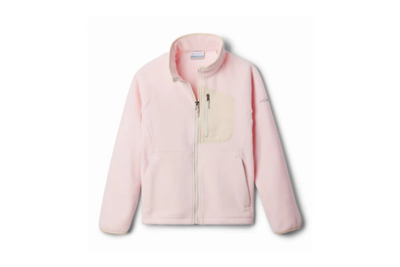 Columbia Fast Trek IV Παιδική Fleece Ζακέτα Ροζ, Εκρού