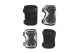 Micro Knee-Elbow Pads Reflective Σετ Προστατευτικών Γκρι, Μαύρο Small