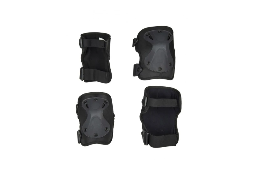 Micro Knee-Elbow Pads Σετ Προστατευτικών Μαύρο