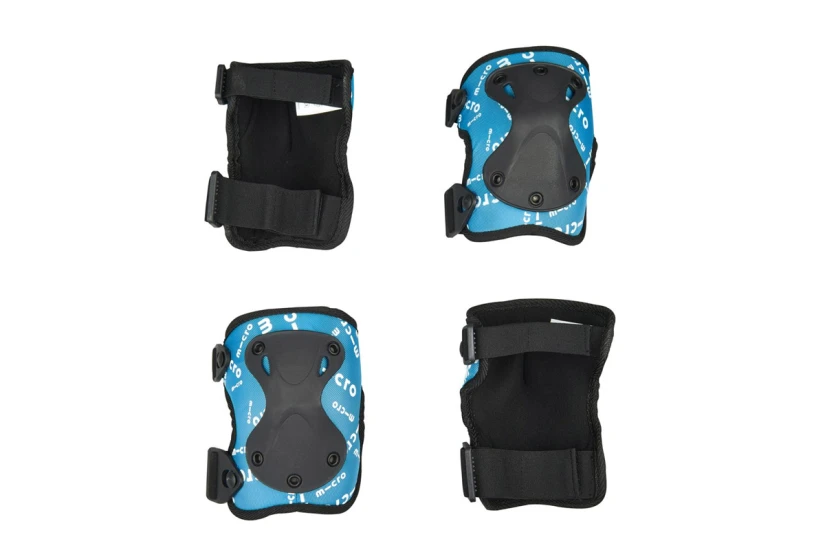 Micro Knee-Elbow Pads Σετ Προστατευτικών Μπλε, Μαύρο