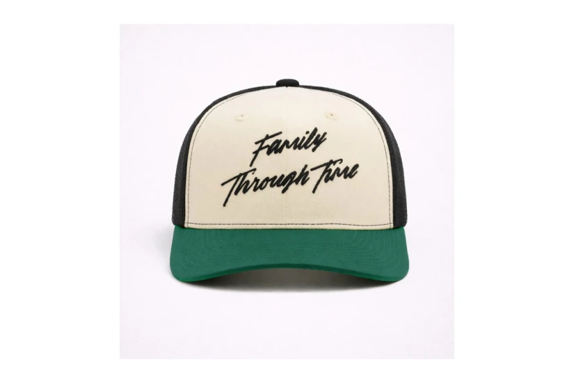 Antetokounbros Family Through Time Trucker Καπέλο Snapback Κυπαρισσί, Λευκό, Μαύρο