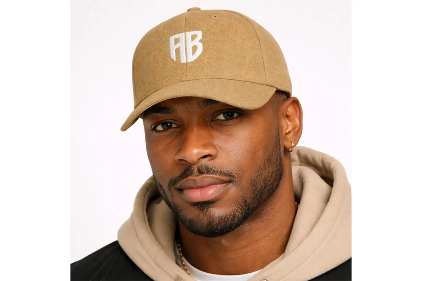 AntetokounBros Stonewashed Καπέλο Strapback Κάμελ