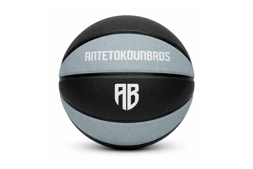 AntetokounBros Black Ice Μπάλα Μπάσκετ Μαύρη, Μέντα