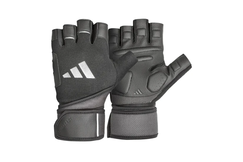 Adidas Performance Wrist Wrap Training Γάντια Γυμναστηρίου Μαύρα Large