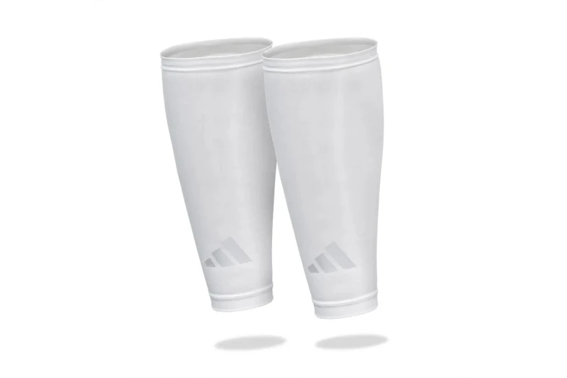 Adidas Performance Περικνημίδες Συμπίεσης Λευκές S-M