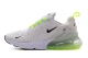 Nike Air Max 270 Γυναικεία Sneakers Λευκά, Κίτρινα