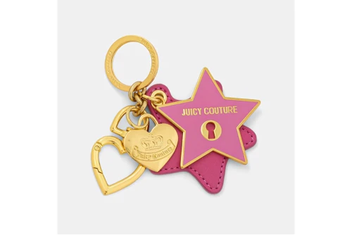 Juicy Couture Star Keychain Zinc Μπρελόκ Μόδας (AIJ3J8610WXIOC3)