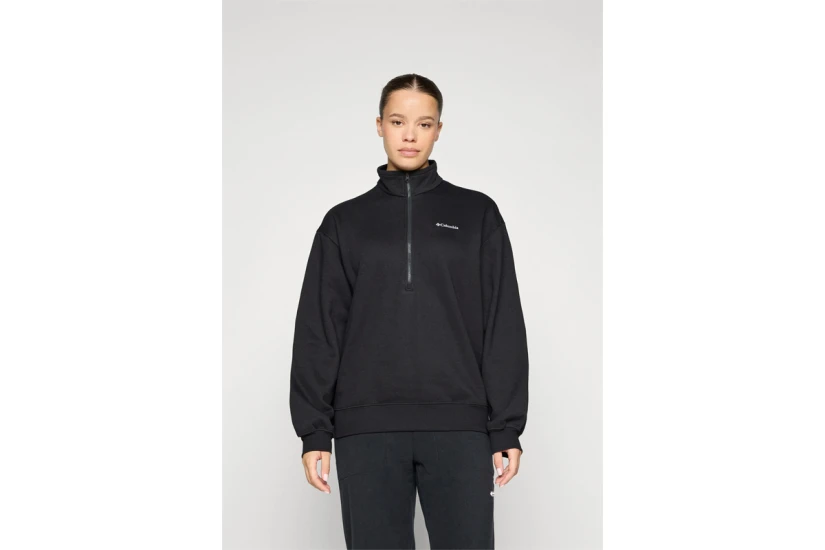 Columbia Aldemore Fleece Γυναικεία Μακρυμάνικη Μπλούζα Μαύρη