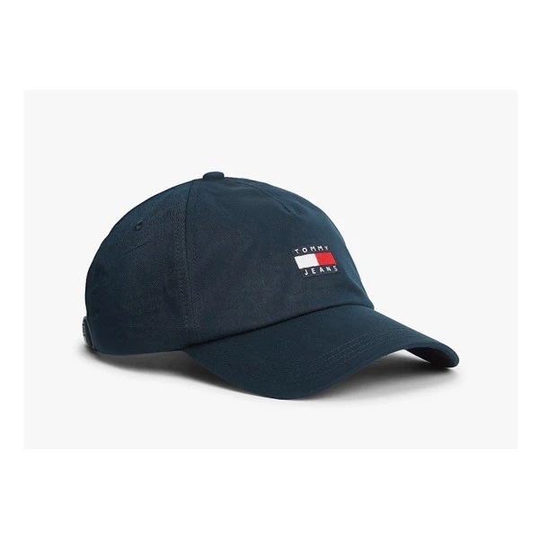 Tommy Jeans Heritage Logo Twill Baseball Καπέλο Strapback (AM0AM12933 C1G)