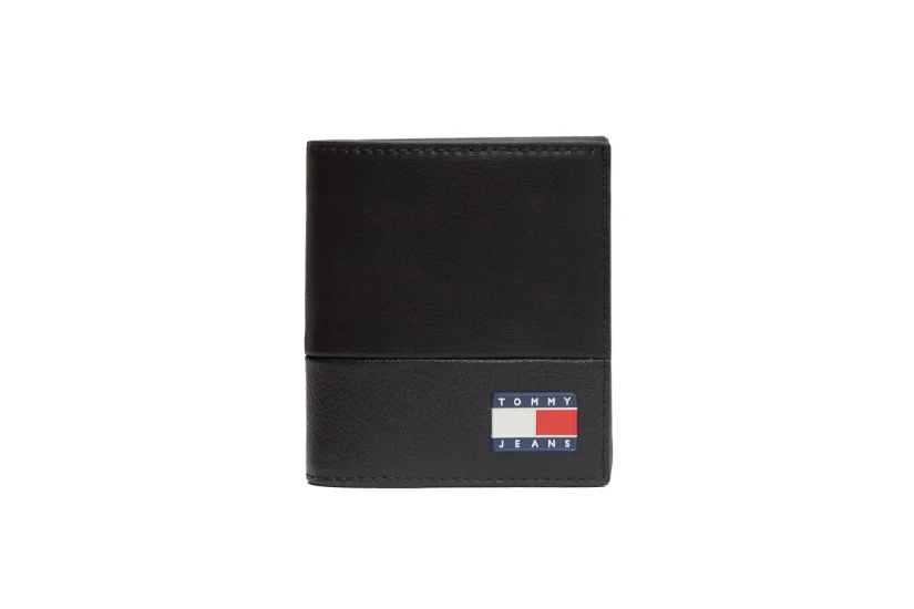 Tommy Jeans Heritage CC And Coin Ανδρικό Πορτοφόλι Μαύρο
