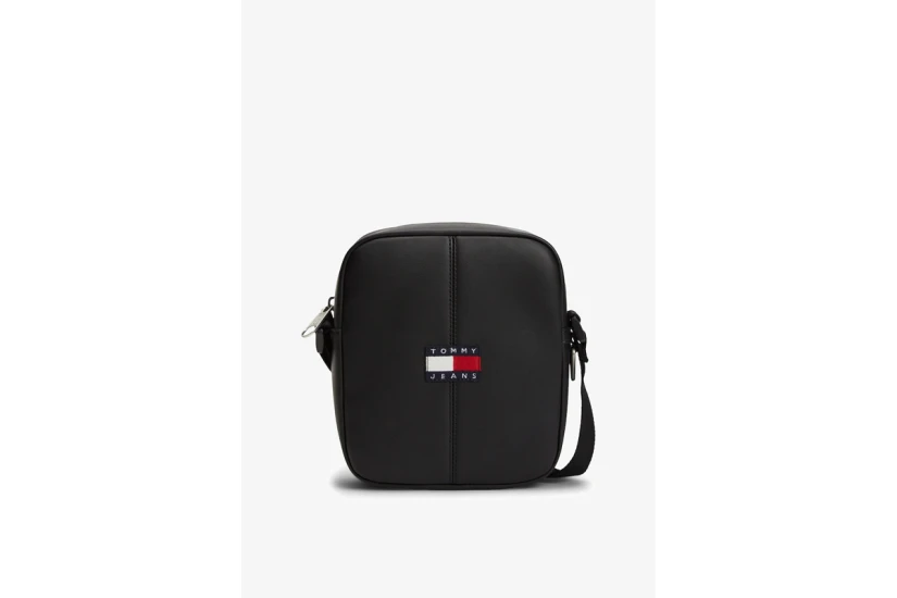 Tommy Jeans Essential Logo Τσαντάκι Χιαστί - Ώμου Μαύρο 1,5L 