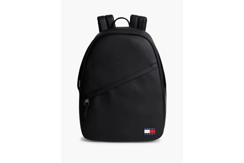Tommy Jeans Essential Rubberised Logo Dome Τσάντα Πλάτης Casual (AM0AM14620 BDS)